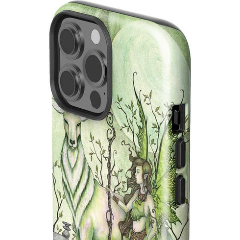 Amy Brown Guardian Fairy and Stag iPhone 13 Pro Max Impact Case