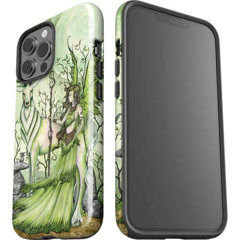 Amy Brown Guardian Fairy and Stag iPhone 13 Pro Max Impact Case