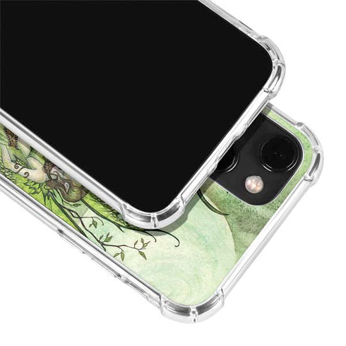 Amy Brown Guardian Fairy and Stag iPhone 14 Plus Clear Case