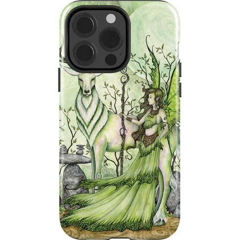 Guardian Fairy and Stag by Amy Brown iPhone 15 Pro Impact Case