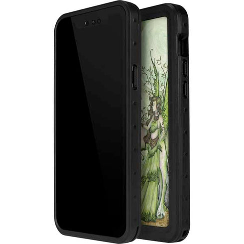Amy Brown Guardian Fairy and Stag iPhone 14 Pro Max Waterproof Case
