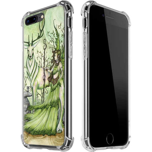 Guardian Fairy and Stag by Amy Brown iPhone 7/8 Plus Clear Case