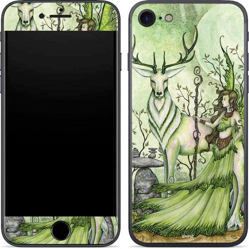 Amy Brown Guardian Fairy and Stag iPhone SE (2nd & 3rd Gen) Skin