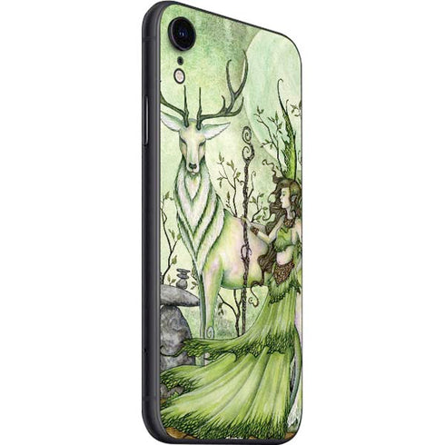 Amy Brown Guardian Fairy and Stag iPhone SE (2nd & 3rd Gen) Skin