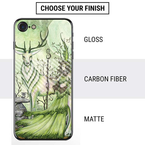 Amy Brown Guardian Fairy and Stag iPhone SE (2nd & 3rd Gen) Skin