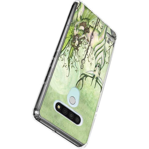 Guardian Fairy and Stag by Amy Brown LG Stylo 6 Clear Case