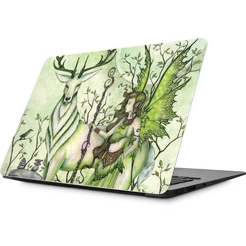 Amy Brown Guardian Fairy and Stag Apple MacBook Skin
