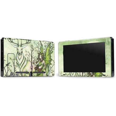 Amy Brown Guardian Fairy and Stag Nintendo Switch Bundle Skin