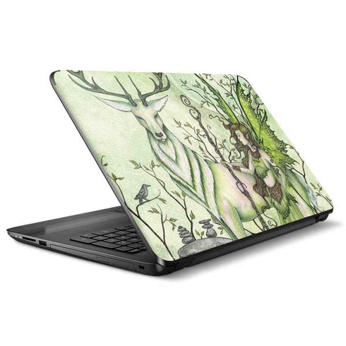 Amy Brown Guardian Fairy and Stag HP Notebook Skin