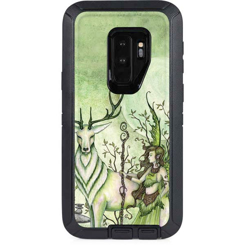 Amy Brown Guardian Fairy and Stag Otterbox Defender Galaxy Skin