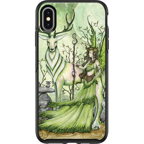 Amy Brown Guardian Fairy and Stag Otterbox Symmetry iPhone Skin