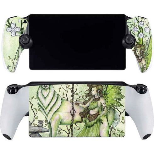 Guardian Fairy and Stag by Amy Brown PlayStation Portal Remote Player Skin