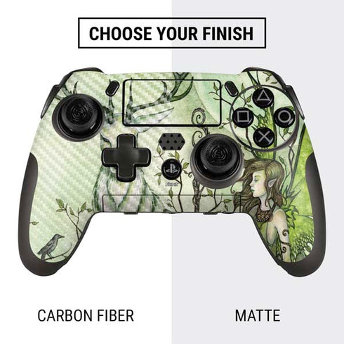 Amy Brown Guardian Fairy and Stag PlayStation Scuf Vantage 2 Controller Skin