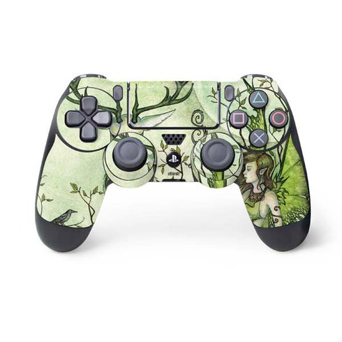 Amy Brown Guardian Fairy and Stag PS4 Controller Skin