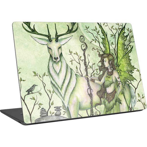 Amy Brown Guardian Fairy and Stag Surface Laptop 4 15in Skin