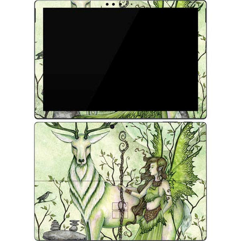 Amy Brown Guardian Fairy and Stag Surface Pro 7 Skin