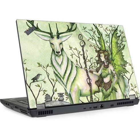 Amy Brown Guardian Fairy and Stag Lenovo ThinkPad Skin