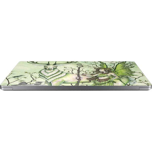 Amy Brown Guardian Fairy and Stag Universal Laptop 11in (8.8 x 6.2in) Skin