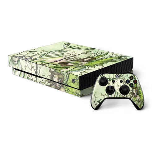 Amy Brown Guardian Fairy and Stag Xbox One X Bundle Skin