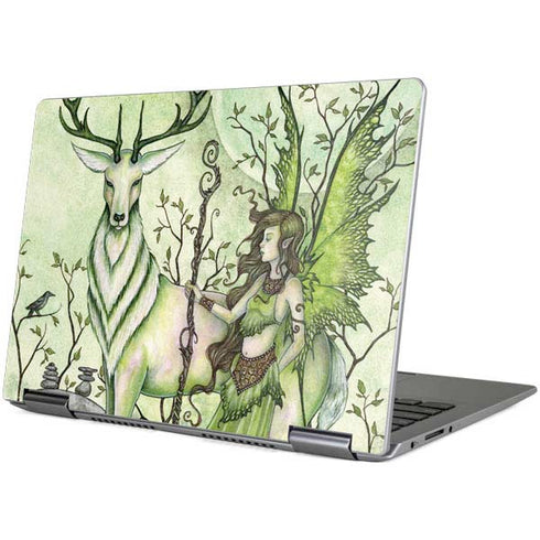Amy Brown Guardian Fairy and Stag Yoga 710 14in Skin