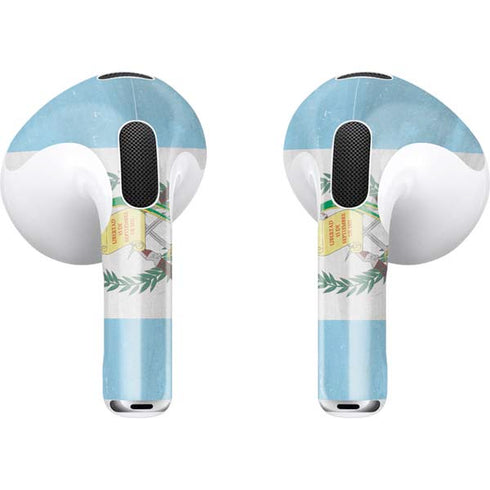 Guatemala Flag Distressed Apple AirPods (3rd Gen 2021) Skin