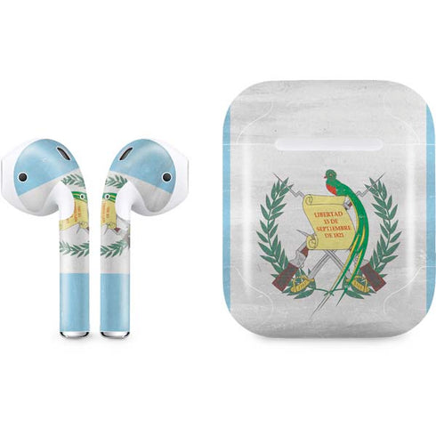Guatemala Flag Distressed Apple AirPods Skin