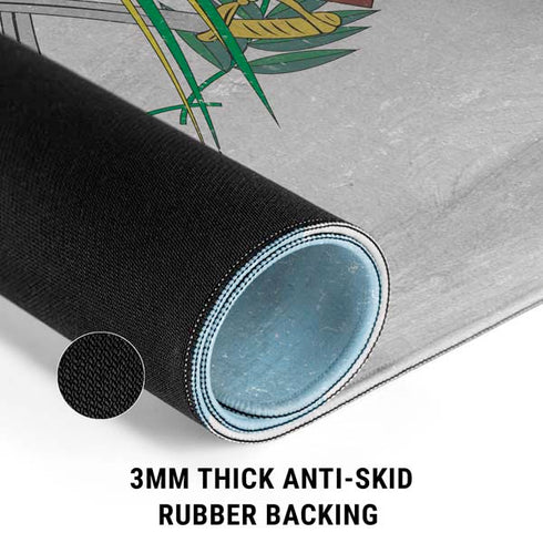 Guatemala Flag Distressed Gaming Mouse Pad