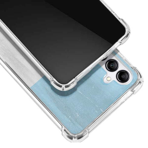Guatemala Flag Distressed Galaxy A14 5G Clear Case