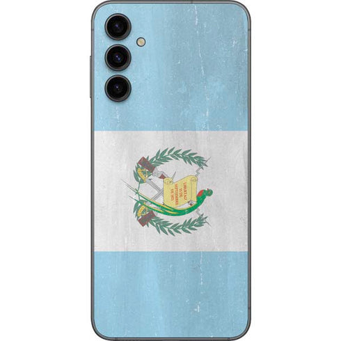 Guatemala Flag Distressed Galaxy A14 5G Skin