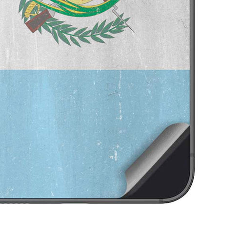 Guatemala Flag Distressed Galaxy A14 5G Skin