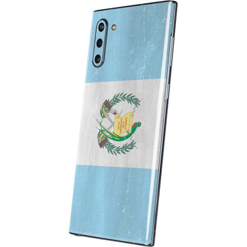 Guatemala Flag Distressed Galaxy Note 10 Skin