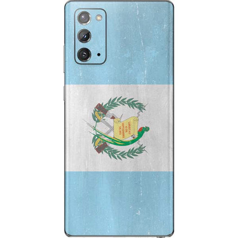 Guatemala Flag Distressed Galaxy Note20 5G Skin