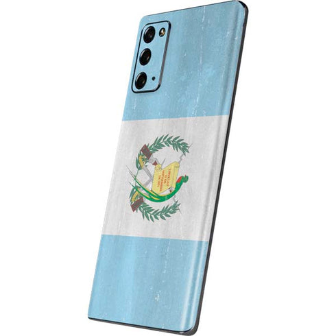Guatemala Flag Distressed Galaxy Note20 5G Skin