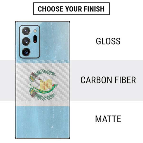 Guatemala Flag Distressed Galaxy Note20 Ultra 5G Skin
