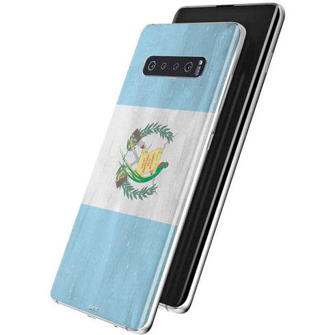 Guatemala Flag Distressed Galaxy S10 Plus Skin