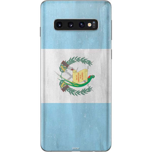 Guatemala Flag Distressed Galaxy S10 Skin