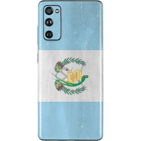 Guatemala Flag Distressed Galaxy S20 Fan Edition Skin