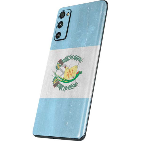Guatemala Flag Distressed Galaxy S20 Fan Edition Skin