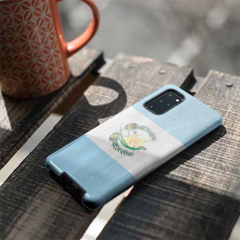 Guatemala Flag Distressed Galaxy S20 Plus Pro Case