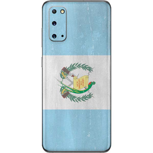 Guatemala Flag Distressed Galaxy S20 Skin