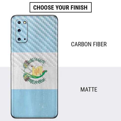 Guatemala Flag Distressed Galaxy S20 Skin