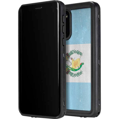 Guatemala Flag Distressed Galaxy S20 Waterproof Case
