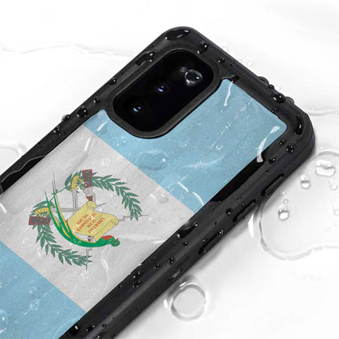Guatemala Flag Distressed Galaxy S20 Waterproof Case