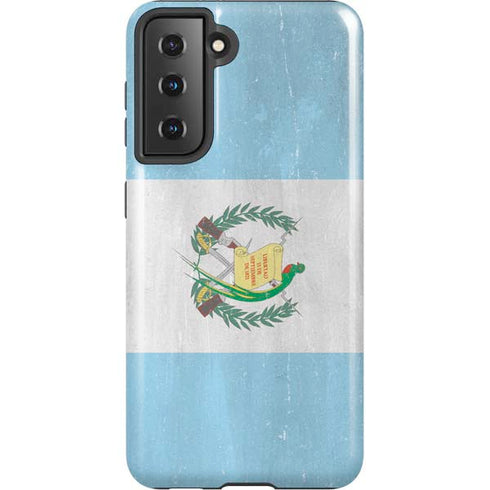 Guatemala Flag Distressed Galaxy S21 5G Pro Case
