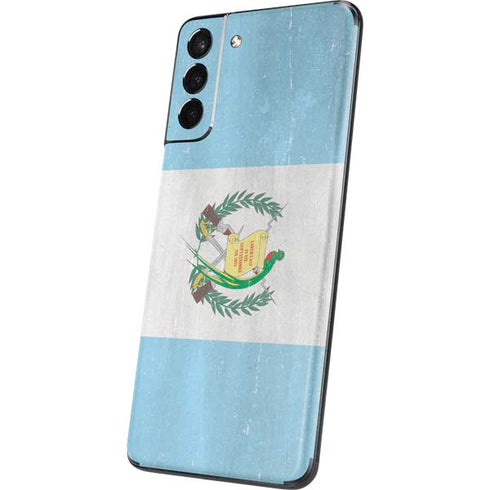 Guatemala Flag Distressed Galaxy S21 5G Skin