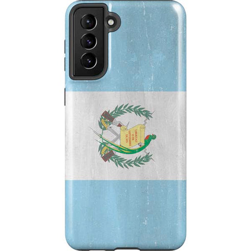 Guatemala Flag Distressed Galaxy S21 FE Pro Case