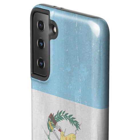 Guatemala Flag Distressed Galaxy S21 FE Pro Case