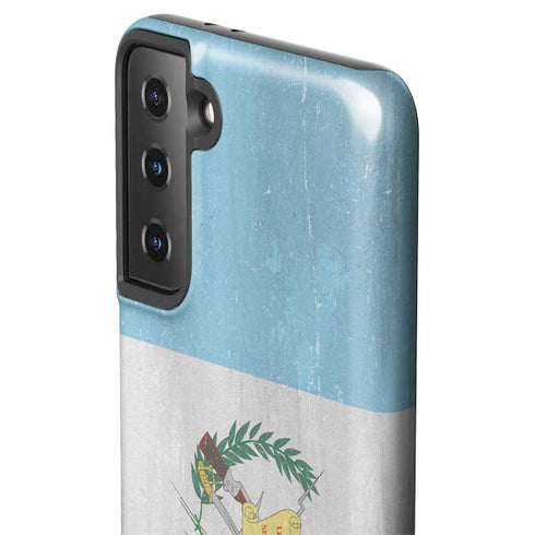 Guatemala Flag Distressed Galaxy S21 Plus 5G Pro Case