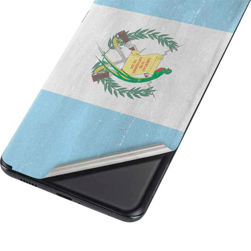 Guatemala Flag Distressed Galaxy S21 Plus 5G Skin