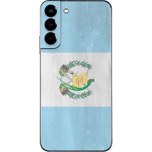 Guatemala Flag Distressed Galaxy S22 Plus Skin